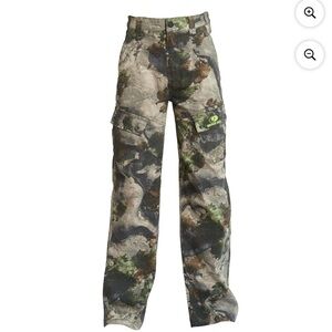 Mossy Oak Youth 6-Pocket Hunting Cargo Pants, Mossy Oak Terra Gila, XL